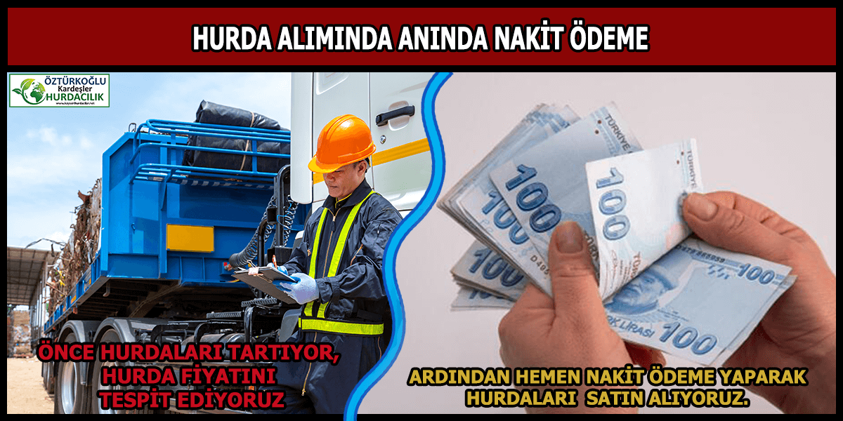 Nakit ödeme ile hurda alımı